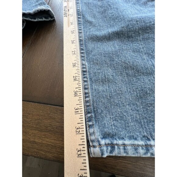 Wrangler Relaxed Fit Mens Jeans 36x34 actual 35x33 Light Blue Denim RN130273 - Picture 6 of 11